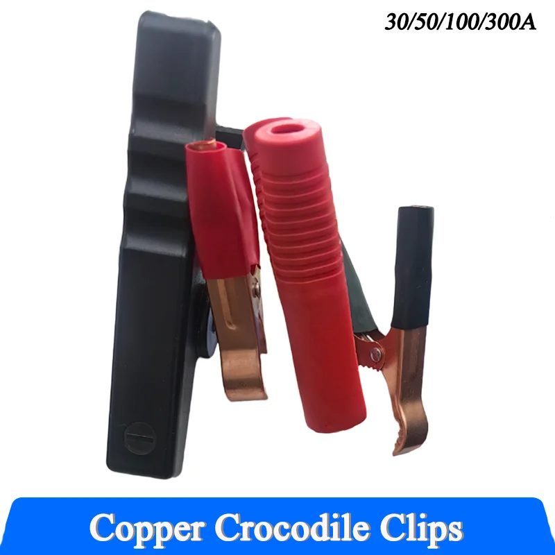 2/3/10 Pairs Battery Clip for Car Caravan Van Batteries Test Lead Plug Power Connector Copper Crocodile 30~300A Black+Red Set
2/3/10 Pairs Battery Clip for Car Caravan Van Batteries Test Lead Plug Power Connector Copper Crocodile 30~300A Black+Red Set