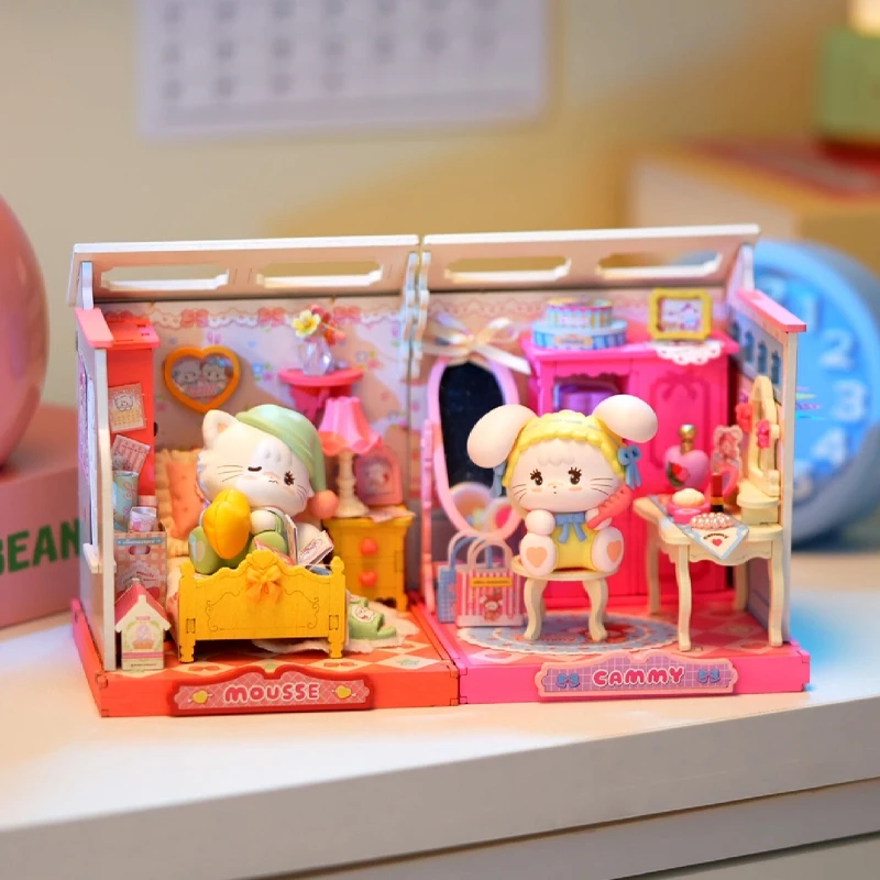 В наличии подлинный Mikko Mousse Good Night Sweet Heart Cammy Beauty Moment милые товары в стиле аниме в сборе, модель хижина, подарки для девочек
В наличии подлинный Mikko Mousse Good Night Sweet Heart Cammy Beauty Moment милые товары в стиле аниме в сборе, модель хижина, подарки для девочек