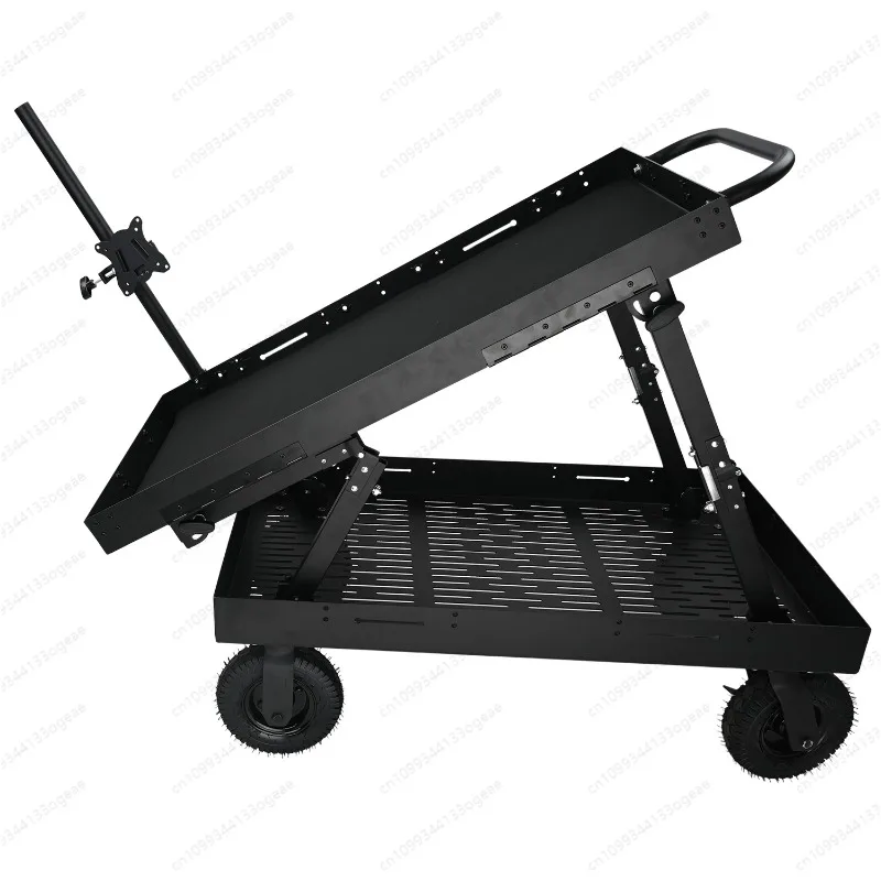 Foldable Director Cart / Mobile Workstation with Monitor Stand for Film Production & Photo Studio
Foldable Director Cart / Mobile Workstation with Monitor Stand for Film Production & Photo Studio