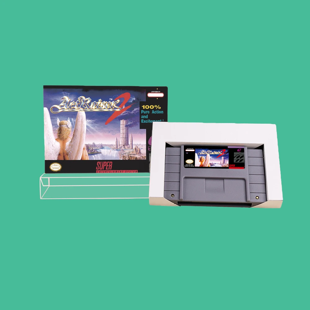 RPG Game for ActRaiser 2- Game Cartridge with Box for PAL NTSC version 16 bit SNES console
RPG Game for ActRaiser 2- Game Cartridge with Box for PAL NTSC version 16 bit SNES console