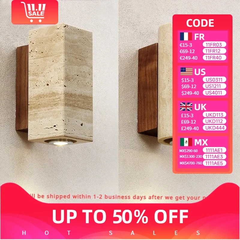 2024 Wabi Sabi Yellow Marble Wall Lamp Led Bedside Living Room decor Lights Travertine Stairs Corridor home Decoration Sconce
2024 Wabi Sabi Yellow Marble Wall Lamp Led Bedside Living Room decor Lights Travertine Stairs Corridor home Decoration Sconce