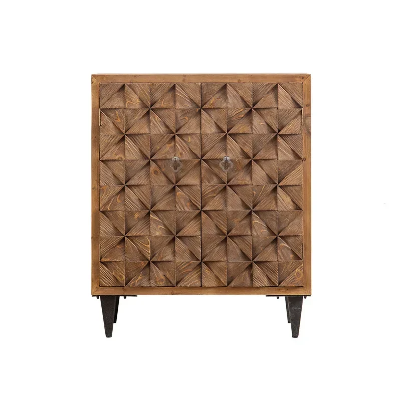 Locker retro two-door restaurant storage side cabinet
Locker retro two-door restaurant storage side cabinet