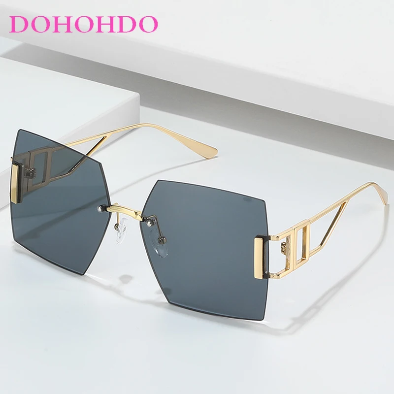 Metal Rimless Square Hollow Leg Women Sunglasses Trend Luxury Brand Design Punk Sunglass Men Travel Driving Eyewear Female UV400
Metal Rimless Square Hollow Leg Women Sunglasses Trend Luxury Brand Design Punk Sunglass Men Travel Driving Eyewear Female UV400