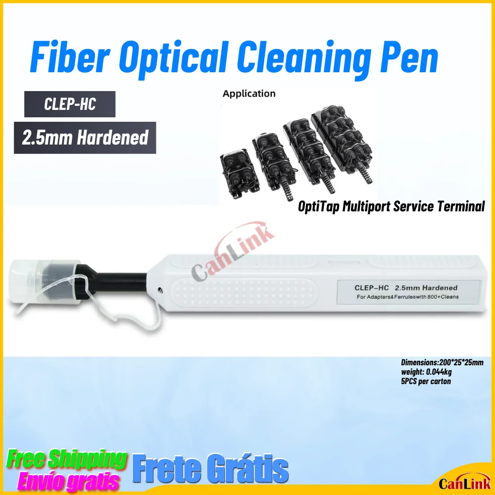 CLE-PEN One-Push One-Push Cleaning Tool Fiber Optic Cleaner Pen For OPTITAP/HC 2.5Mm With 800+ Cleans
CLE-PEN One-Push One-Push Cleaning Tool Fiber Optic Cleaner Pen For OPTITAP/HC 2.5Mm With 800+ Cleans