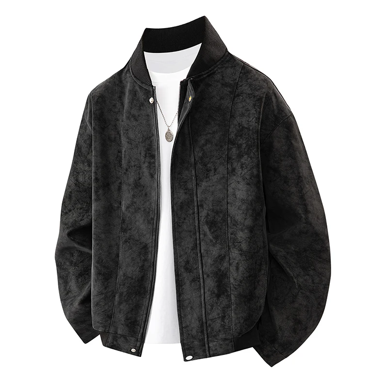 Casual Sle Men's Leather Jaet Stand Collar Vintage Autumn Spring Versatile Worn in Look Long Sve Zipper Closure
Casual Sle Men's Leather Jaet Stand Collar Vintage Autumn Spring Versatile Worn in Look Long Sve Zipper Closure