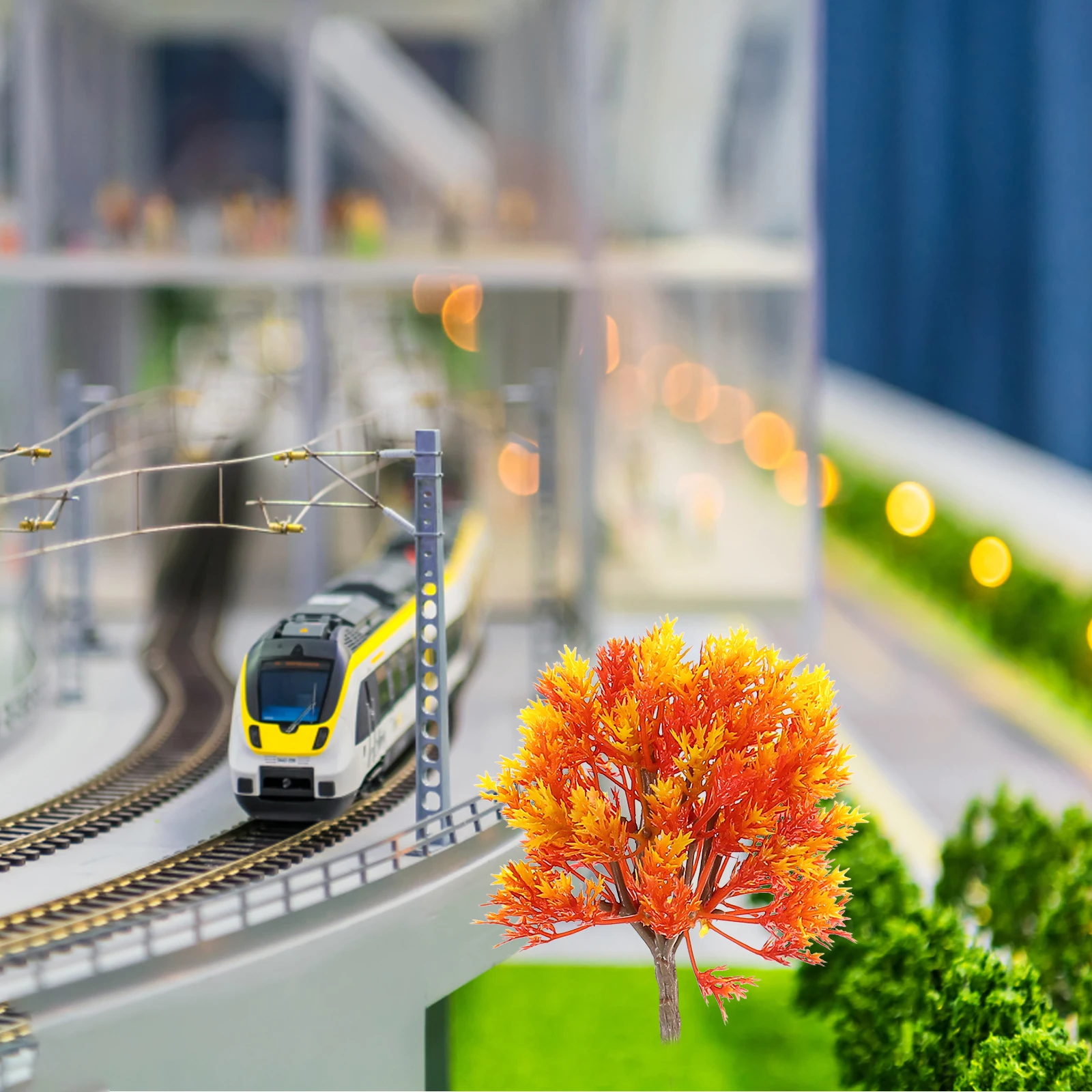 4 Pcs Plastic Maple Combination Trees for Diorama Scene Accessories Mini Train Scenery Background Miniature
4 Pcs Plastic Maple Combination Trees for Diorama Scene Accessories Mini Train Scenery Background Miniature