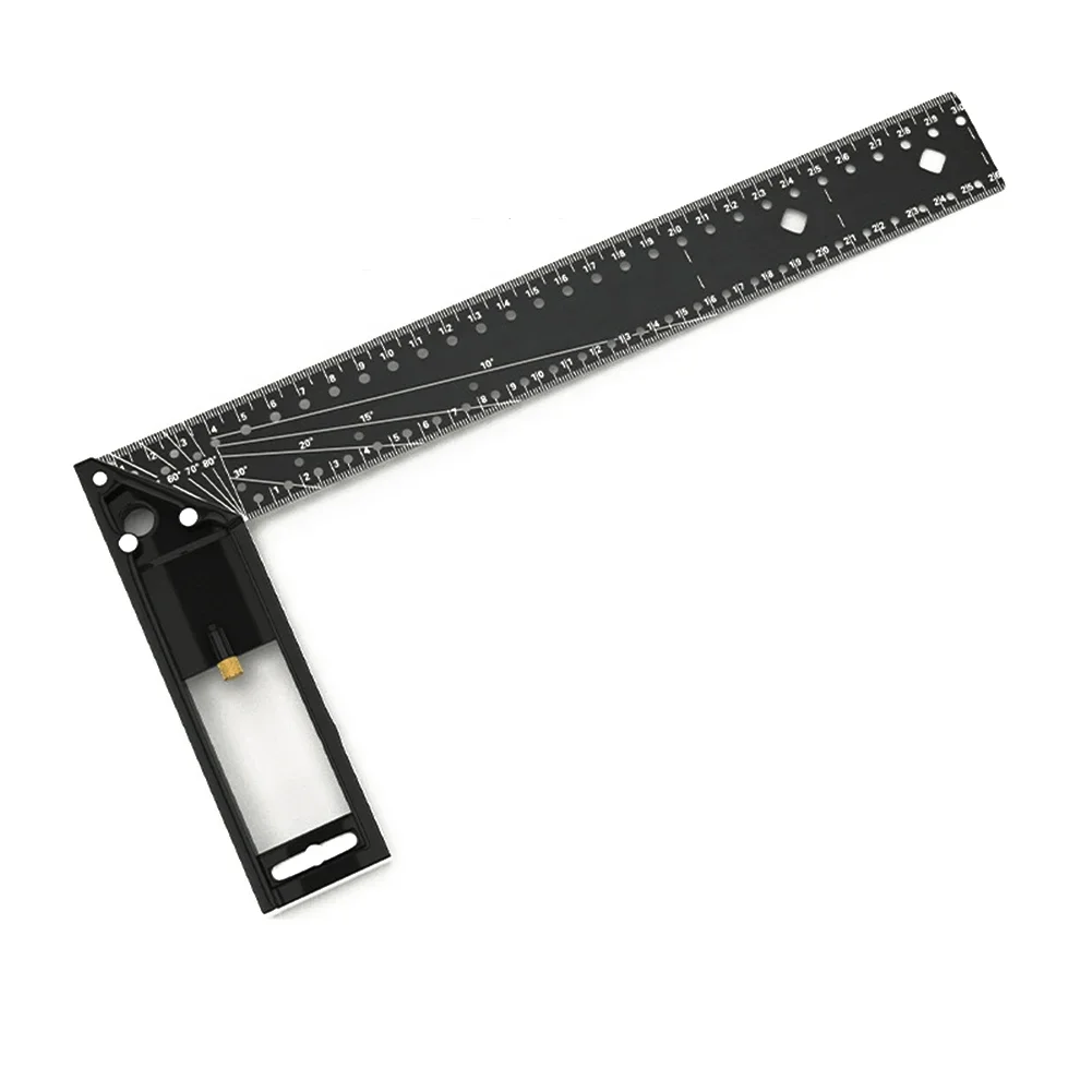Multifunctional Right Angle Ruler 90 Degree Multi-Holes High Carbon Steel Angle Ruler Woodworking Lines Drawing Ruler
Multifunctional Right Angle Ruler 90 Degree Multi-Holes High Carbon Steel Angle Ruler Woodworking Lines Drawing Ruler