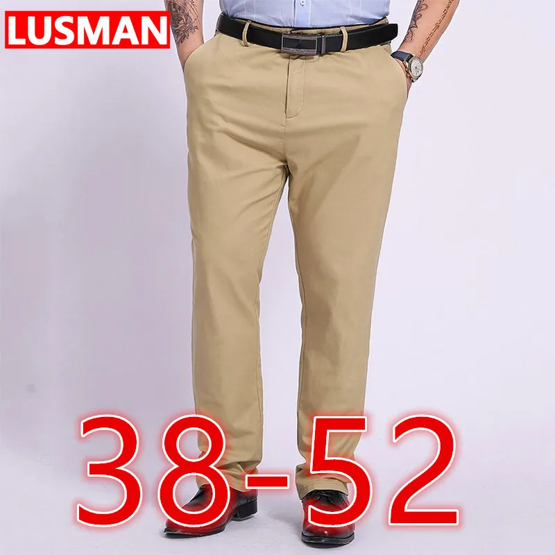 Big Size Autumn Men's Suit Pants Terno Masculino Business Pants 38-52 Straight Loose Work Long Pants Calca Social Masculina
Big Size Autumn Men's Suit Pants Terno Masculino Business Pants 38-52 Straight Loose Work Long Pants Calca Social Masculina