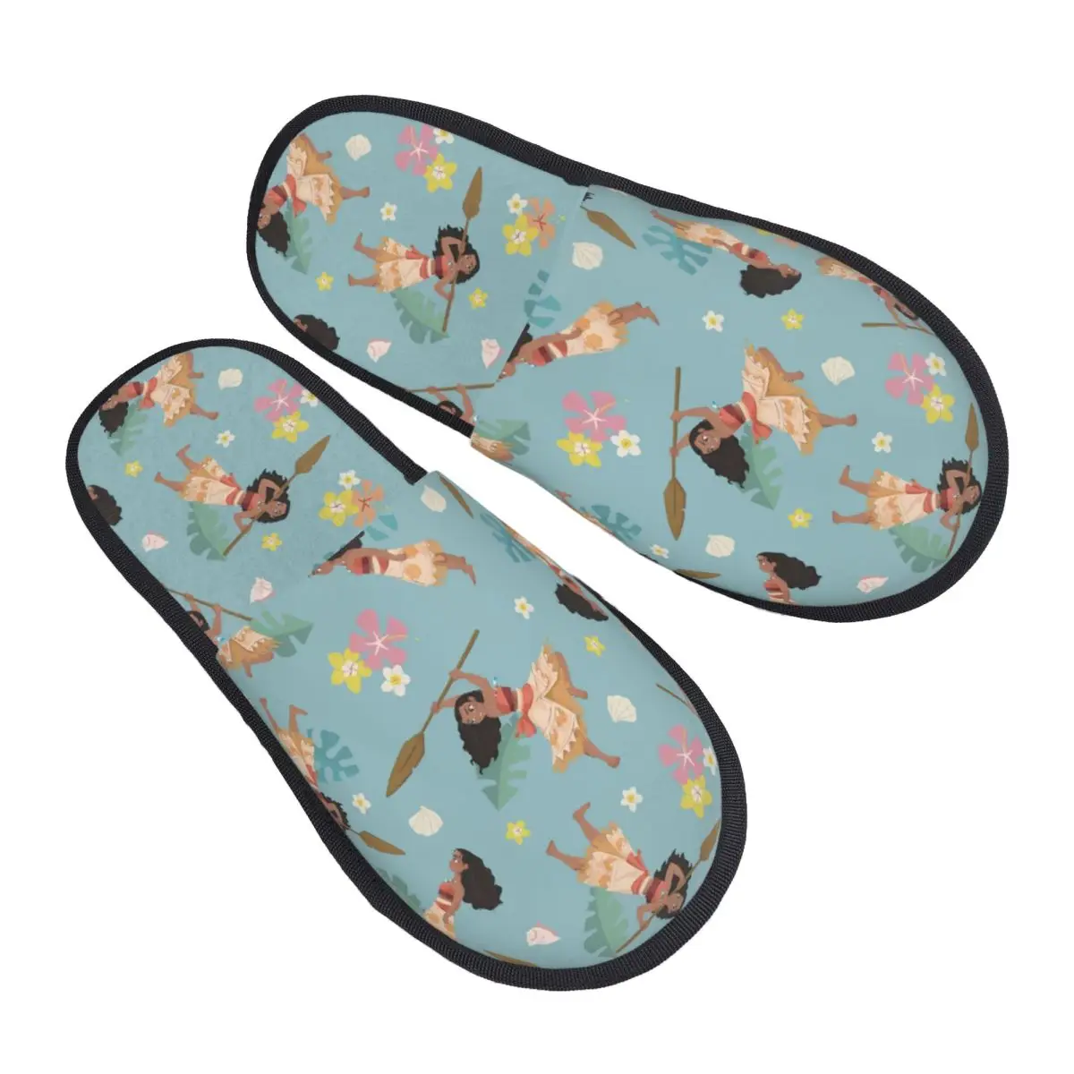 Пользовательские гостевые тапочки Моаны для ванной комнаты, женские домашние тапочки из фильма «Музыкальные приключения»
Пользовательские гостевые тапочки Моаны для ванной комнаты, женские домашние тапочки из фильма «Музыкальные приключения»