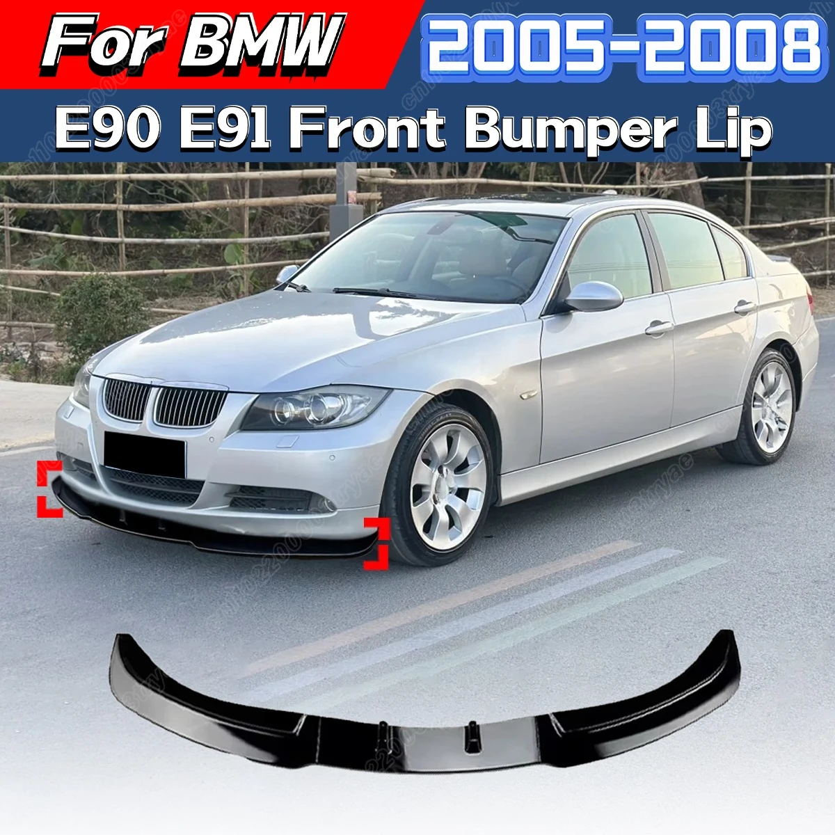 For BMW 3 Series E90 E91 318i 325i 330i 2005 2006 2007 2008 Automobile Front Bumper Splitter Lip Splitter Body Modification Kit
For BMW 3 Series E90 E91 318i 325i 330i 2005 2006 2007 2008 Automobile Front Bumper Splitter Lip Splitter Body Modification Kit