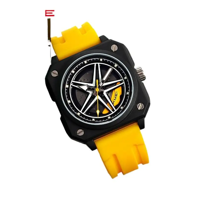 Skmei New Men's Quartz Watch Waterproof Silicone Band Student Watch Hollow-out Rotatable Wheel Hub Dial Design
Skmei New Men's Quartz Watch Waterproof Silicone Band Student Watch Hollow-out Rotatable Wheel Hub Dial Design