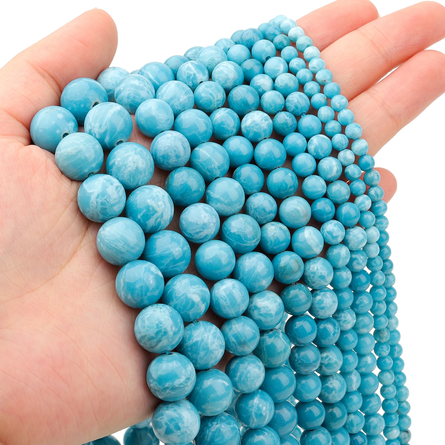 4-12mm 7A Blue Celestite Beads Natural Gemstone Round Loose Spacer Beads for Jewelry Making DIY Charms Bracelet Accessories 15''
4-12mm 7A Blue Celestite Beads Natural Gemstone Round Loose Spacer Beads for Jewelry Making DIY Charms Bracelet Accessories 15''