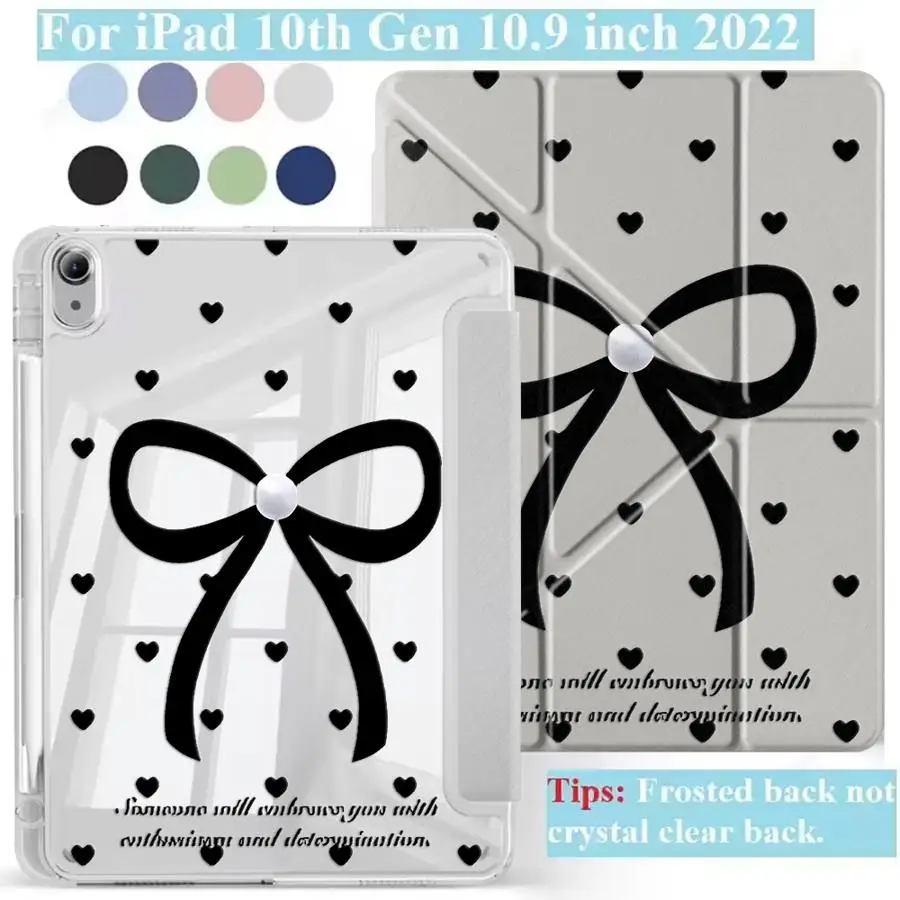Cartoon Bow Tablet Case For iPad Pro 2025 Pro 11th 10th 9th 8th 7th 12.9inch Mini 6 7 Air 4 5 M3 M2 M4 11inch Holder Cover
Cartoon Bow Tablet Case For iPad Pro 2025 Pro 11th 10th 9th 8th 7th 12.9inch Mini 6 7 Air 4 5 M3 M2 M4 11inch Holder Cover