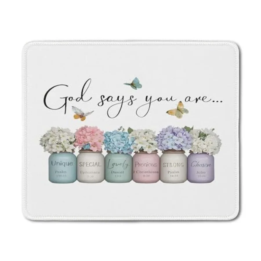 Christian Inspirational Gifts God Says You are Mousepad, Christian Office Supplies Desk Accessories, Religious Bible Verse Mous
Christian Inspirational Gifts God Says You are Mousepad, Christian Office Supplies Desk Accessories, Religious Bible Verse Mous