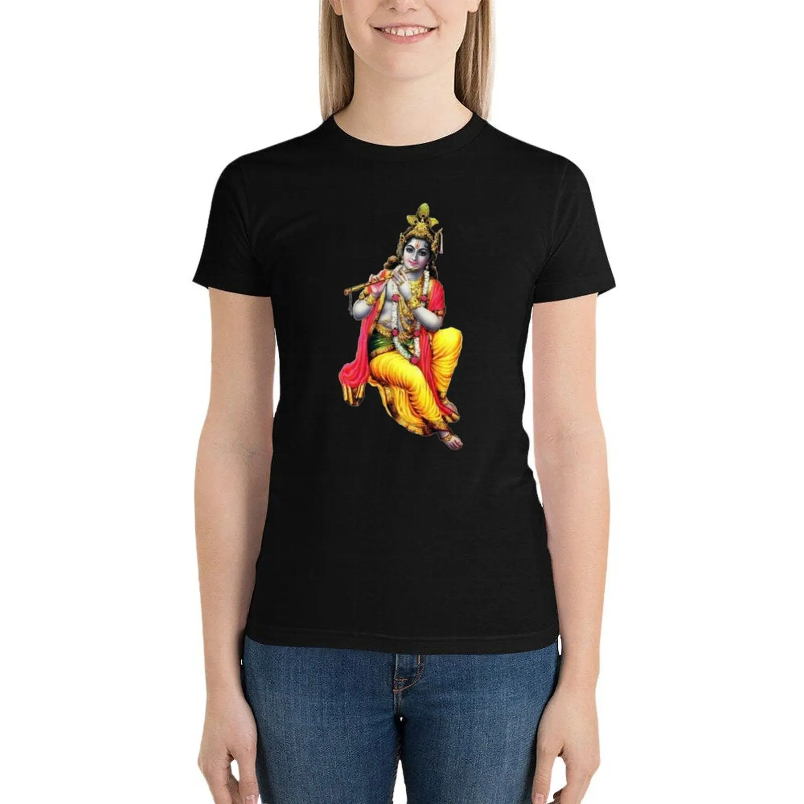 Krishna T-Shirt tees female graphics anime clothes Womens graphic t shirts
Krishna T-Shirt tees female graphics anime clothes Womens graphic t shirts