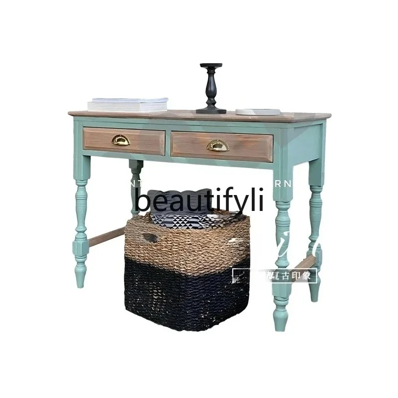 LXFrench Retro Solid Wood Entryway Cabinet American Style Living Room Wall-Mounted Storage Hallway CabinetSSS
LXFrench Retro Solid Wood Entryway Cabinet American Style Living Room Wall-Mounted Storage Hallway CabinetSSS