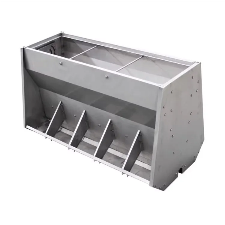304 stainless steel pig farm feeding system double-sided pig trough
304 stainless steel pig farm feeding system double-sided pig trough