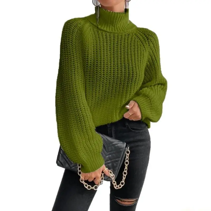 31BF Comfortable Oversized High Neck Knit Sweater For Women Fall Winter Thick Warm
31BF Comfortable Oversized High Neck Knit Sweater For Women Fall Winter Thick Warm