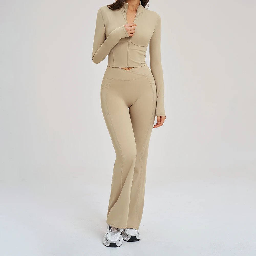 Комплект для йоги из 2 предметов: женский расклешенный спортивный костюм, одежда для спортзала, комплект для тренировок, женский фитнес-костюм с длинными рукавами, спортивная одежда
Комплект для йоги из 2 предметов: женский расклешенный спортивный костюм, одежда для спортзала, комплект для тренировок, женский фитнес-костюм с длинными рукавами, спортивная одежда