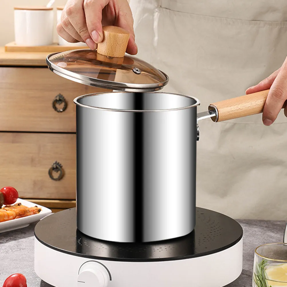 1Set Stainless Steel Deep Fryer Pot with Fry Basket Ergonomic Design Heat Resistant for Frying Chips Meat Vegetables Milk
1Set Stainless Steel Deep Fryer Pot with Fry Basket Ergonomic Design Heat Resistant for Frying Chips Meat Vegetables Milk