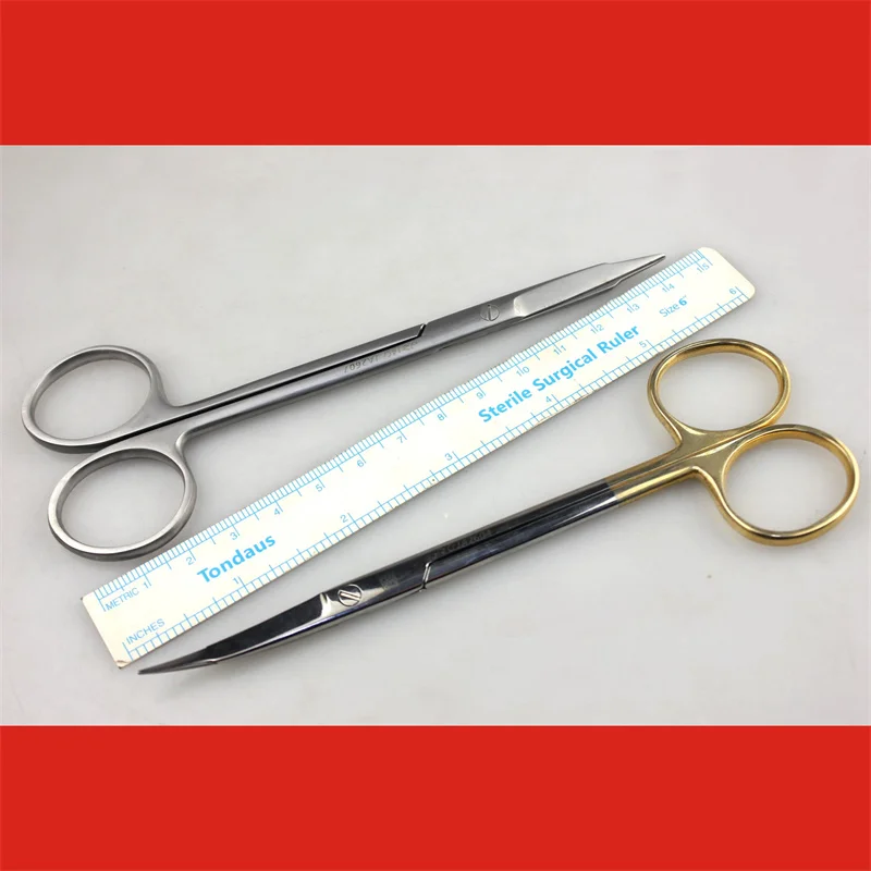 Fine surgical scissors, medical anatomy, fast scissors, gold ring, uncoated edge, open teeth, animal urethra scissors, gold bell
Fine surgical scissors, medical anatomy, fast scissors, gold ring, uncoated edge, open teeth, animal urethra scissors, gold bell