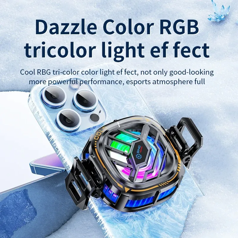 X76 2 in 1 Magnetic Mobile Radiator Cooling Fan 3 Speed RGB for Phone Game PUBG iPhone Samsung Huawei
X76 2 in 1 Magnetic Mobile Radiator Cooling Fan 3 Speed RGB for Phone Game PUBG iPhone Samsung Huawei