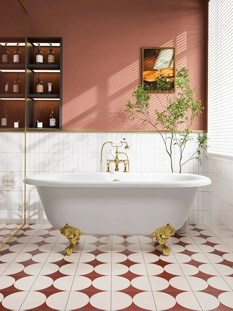 European-Style Household Cast Iron Enamel Independent Imperial Concubine Bathtub Adult Bath Retro American Ceramic Large Bathtub
European-Style Household Cast Iron Enamel Independent Imperial Concubine Bathtub Adult Bath Retro American Ceramic Large Bathtub