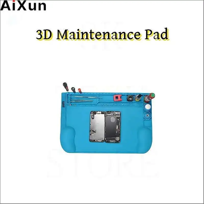 45x30CM 3D Silicone Convex Magnetic Big Mat Electronic Repair Soldering Pad for IPhone Samsung Phone Repair Blow Soldering Pad
45x30CM 3D Silicone Convex Magnetic Big Mat Electronic Repair Soldering Pad for IPhone Samsung Phone Repair Blow Soldering Pad