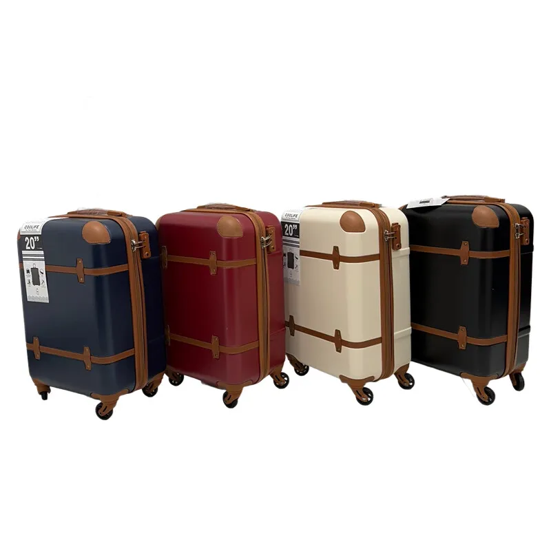 20 Inch Ultra-Lightweight Carry-On Luggage TSA Lock Large Capacity Vintage Style Suitcase, Durable Spinner Wheels Trolley Bag
20 Inch Ultra-Lightweight Carry-On Luggage TSA Lock Large Capacity Vintage Style Suitcase, Durable Spinner Wheels Trolley Bag