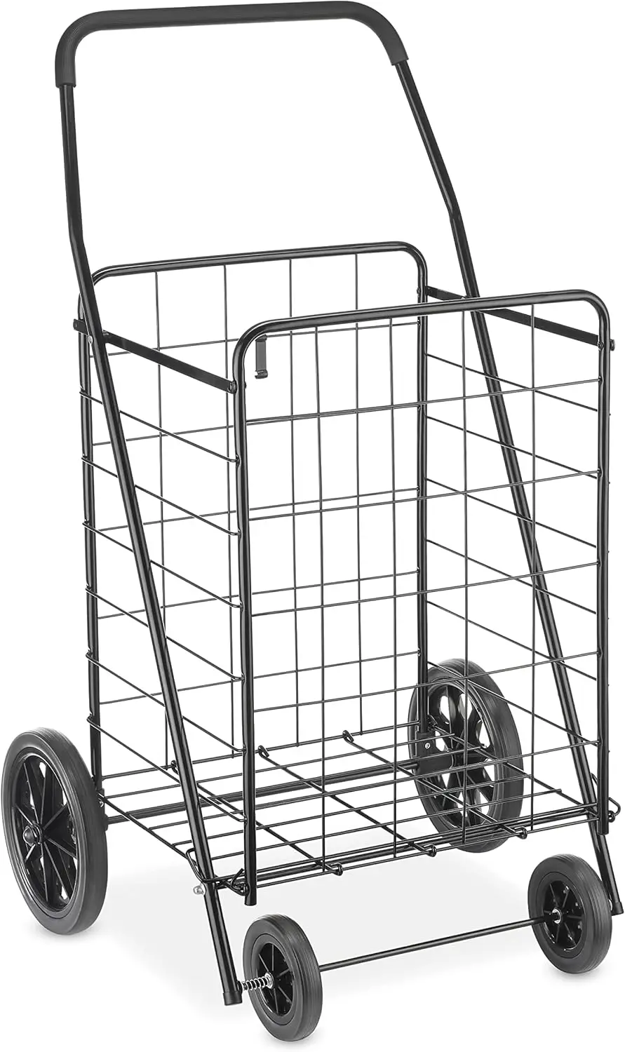 Extra Large Foldable Shopping Cart with Wheels, 100 Lb Capacity, Heavy Duty Steel Frame Grocery Trolley for Laundry and More
Extra Large Foldable Shopping Cart with Wheels, 100 Lb Capacity, Heavy Duty Steel Frame Grocery Trolley for Laundry and More