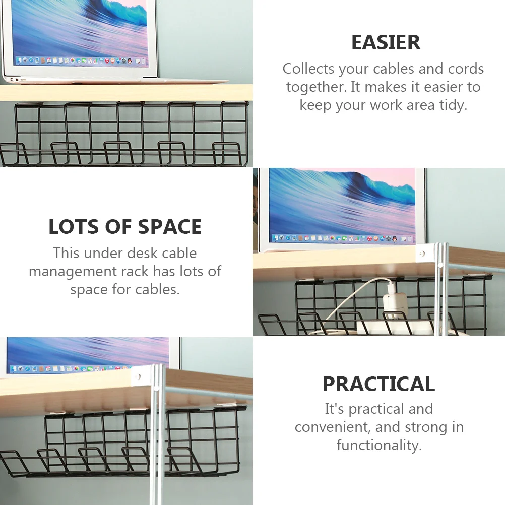 Under Desk Cable Management Rack Iron Wire Organizer Storage Shelf For Power Strip Usb Hub Cord Storage Rack Under Desk Cable
Under Desk Cable Management Rack Iron Wire Organizer Storage Shelf For Power Strip Usb Hub Cord Storage Rack Under Desk Cable