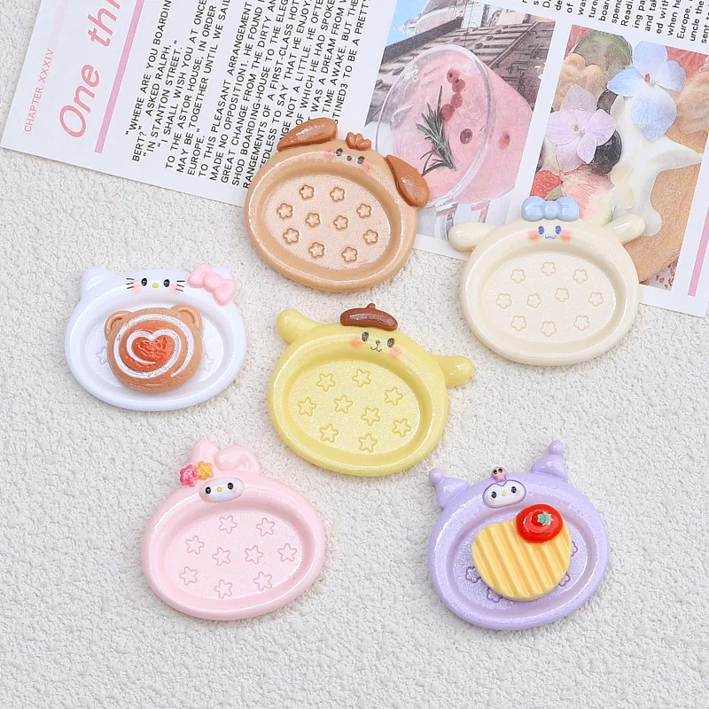 100pcs Simulation Cartoon Sanrio Plate DIY Scrapbooking for Mini Kitchen Dinner Tableware Decor Accessories
100pcs Simulation Cartoon Sanrio Plate DIY Scrapbooking for Mini Kitchen Dinner Tableware Decor Accessories