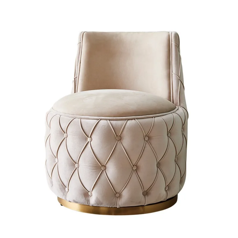 Italian light luxury dressing stool modern simple home bedroom shoe change round stool designer pull button leather makeup chair
Italian light luxury dressing stool modern simple home bedroom shoe change round stool designer pull button leather makeup chair