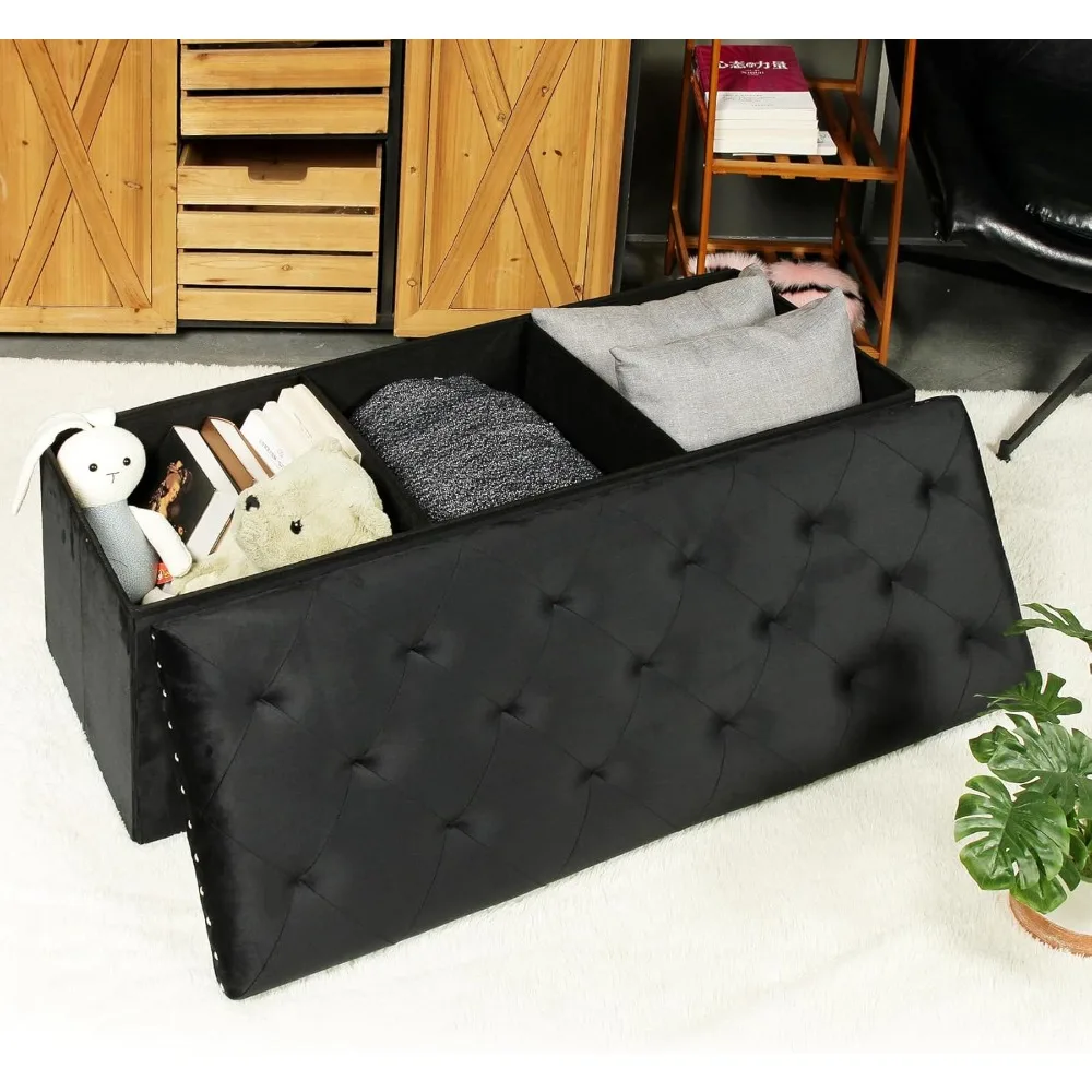 Large Long Folding Velvet Toy Shoes Chest for Bedroom, Living Room, Stools & Ottomans
Large Long Folding Velvet Toy Shoes Chest for Bedroom, Living Room, Stools & Ottomans