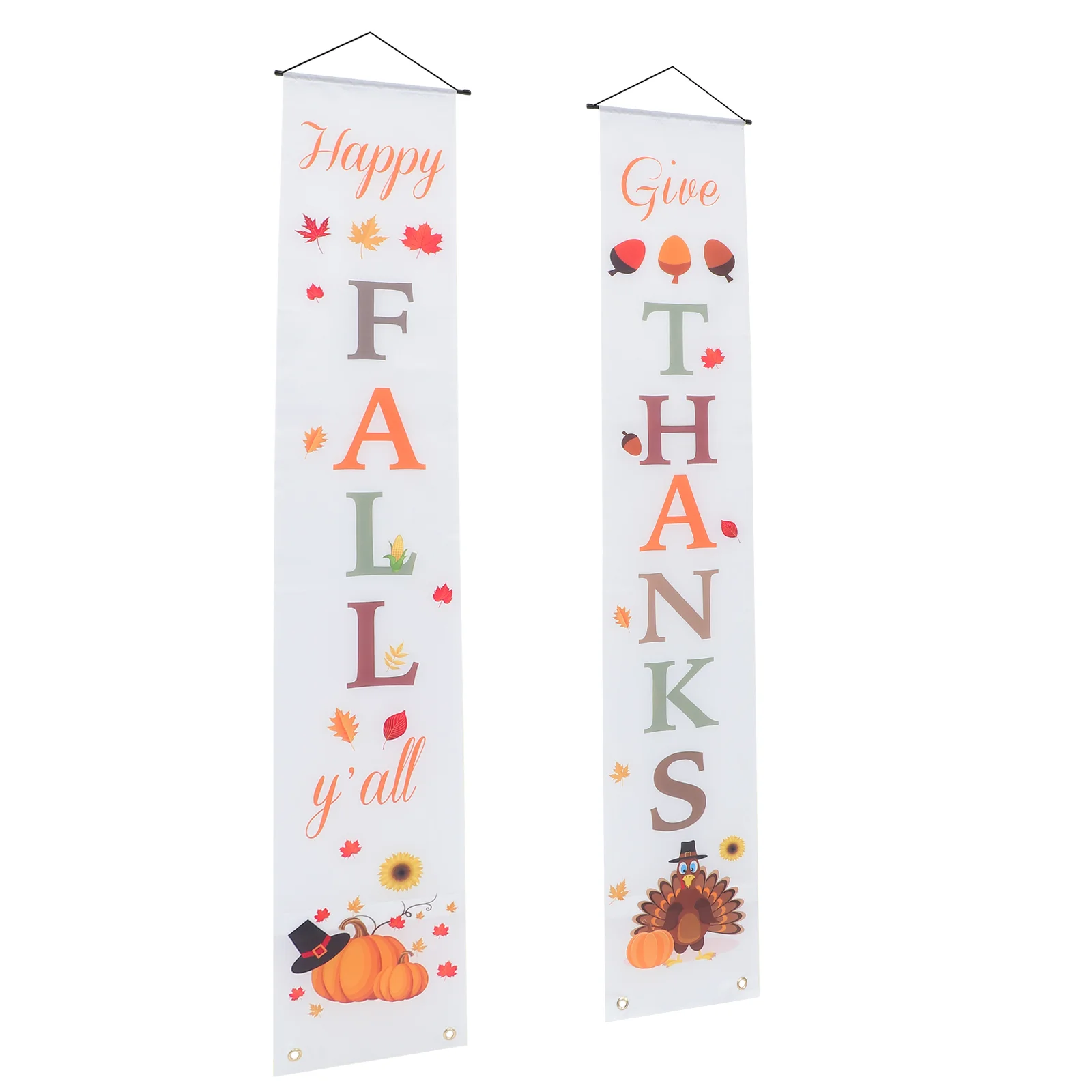 2 Pcs Thanksgiving Couplets Wall Decorations Party Banner Polyester Banners Cloth Festival Door Day Porch Signs
2 Pcs Thanksgiving Couplets Wall Decorations Party Banner Polyester Banners Cloth Festival Door Day Porch Signs