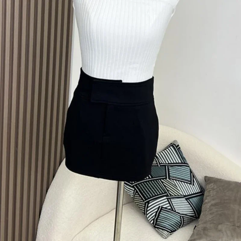 Black Slim Mini Skirts Women Minimalist High Waist Elegant Office Lady All-match Summer Vintage Fashion Korean Style OOTD Faldas
Black Slim Mini Skirts Women Minimalist High Waist Elegant Office Lady All-match Summer Vintage Fashion Korean Style OOTD Faldas