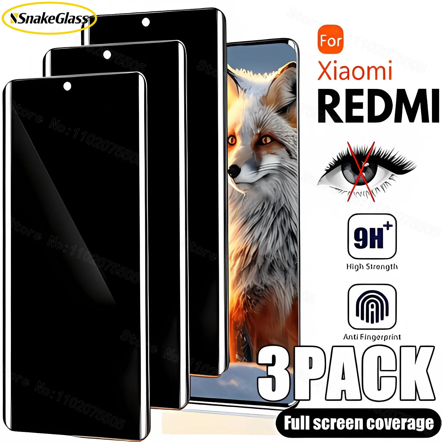 3PCS Privacy Screen Protectors for Redmi Note 14 13 Pro+,Note 15 Pro+ Full Coverage Tempered Glass, Anti-Spy, Easy Installation
3PCS Privacy Screen Protectors for Redmi Note 14 13 Pro+,Note 15 Pro+ Full Coverage Tempered Glass, Anti-Spy, Easy Installation