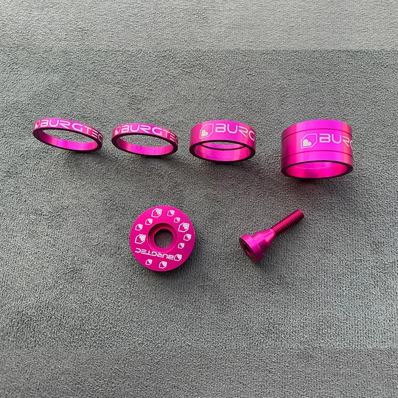Bicycle Headset Spacer 5mm 10mm 20mm Headset Top Cap bolts Alloy Aluminum Made CNC colorful bike parts
Bicycle Headset Spacer 5mm 10mm 20mm Headset Top Cap bolts Alloy Aluminum Made CNC colorful bike parts