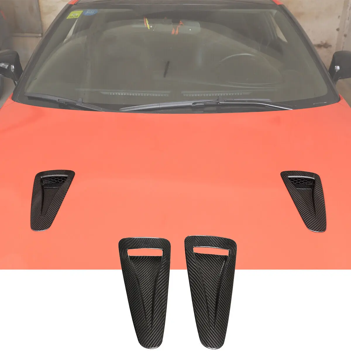 Car Dry Carbon Fiber Front Engine Hood Air Vent Trim Fender Decorate Outlet Cover For Nissan GTR R35 2008-2016 Accessories Trim
Car Dry Carbon Fiber Front Engine Hood Air Vent Trim Fender Decorate Outlet Cover For Nissan GTR R35 2008-2016 Accessories Trim