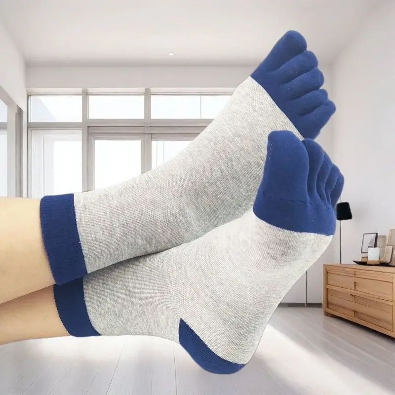 2025 Five-finger socks men's autumn and winter medium tube cotton thickened sweat-absorbing socks 
2025 Five-finger socks men's autumn and winter medium tube cotton thickened sweat-absorbing socks