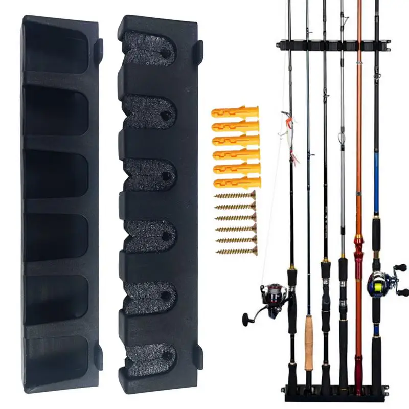 Fishing Rod Rack Wall Mounted Display Holder For Fish Pole Store 6 Rods Fishing Gear Equipment Storage Organizer For Living Room
Fishing Rod Rack Wall Mounted Display Holder For Fish Pole Store 6 Rods Fishing Gear Equipment Storage Organizer For Living Room