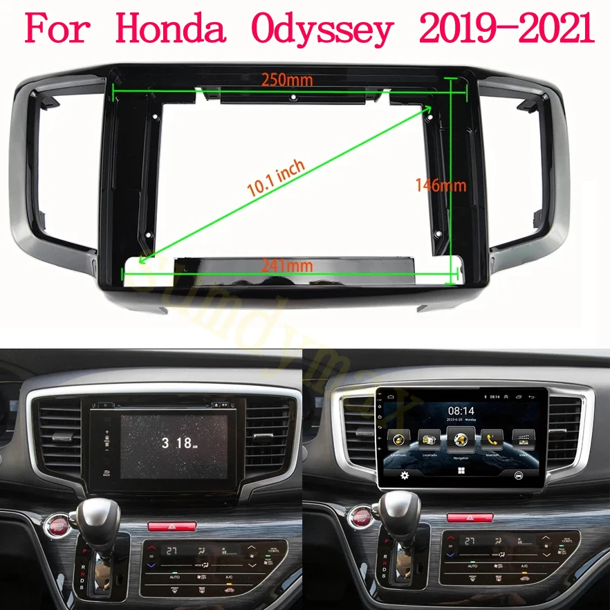 10.1 inch 2 Din Car Radio Fascia Frame For HONDA ODYSSEY 2019 2020 2021 big screen android car Radio Dash Fitting Panel Kit
10.1 inch 2 Din Car Radio Fascia Frame For HONDA ODYSSEY 2019 2020 2021 big screen android car Radio Dash Fitting Panel Kit