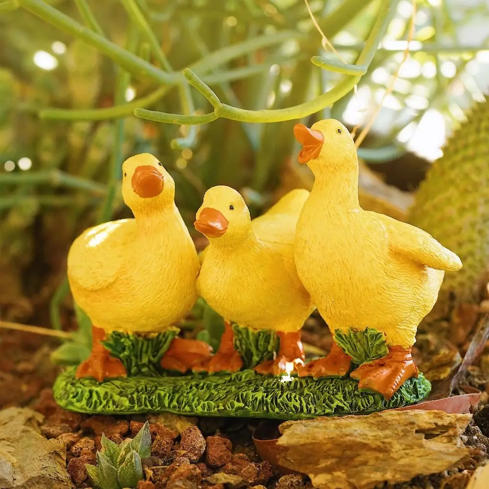 Creative Resin Three Ducks Statue Decorative Cartoon Animal Miniatures Figurine Cute Desktop Ornament Gift
Creative Resin Three Ducks Statue Decorative Cartoon Animal Miniatures Figurine Cute Desktop Ornament Gift