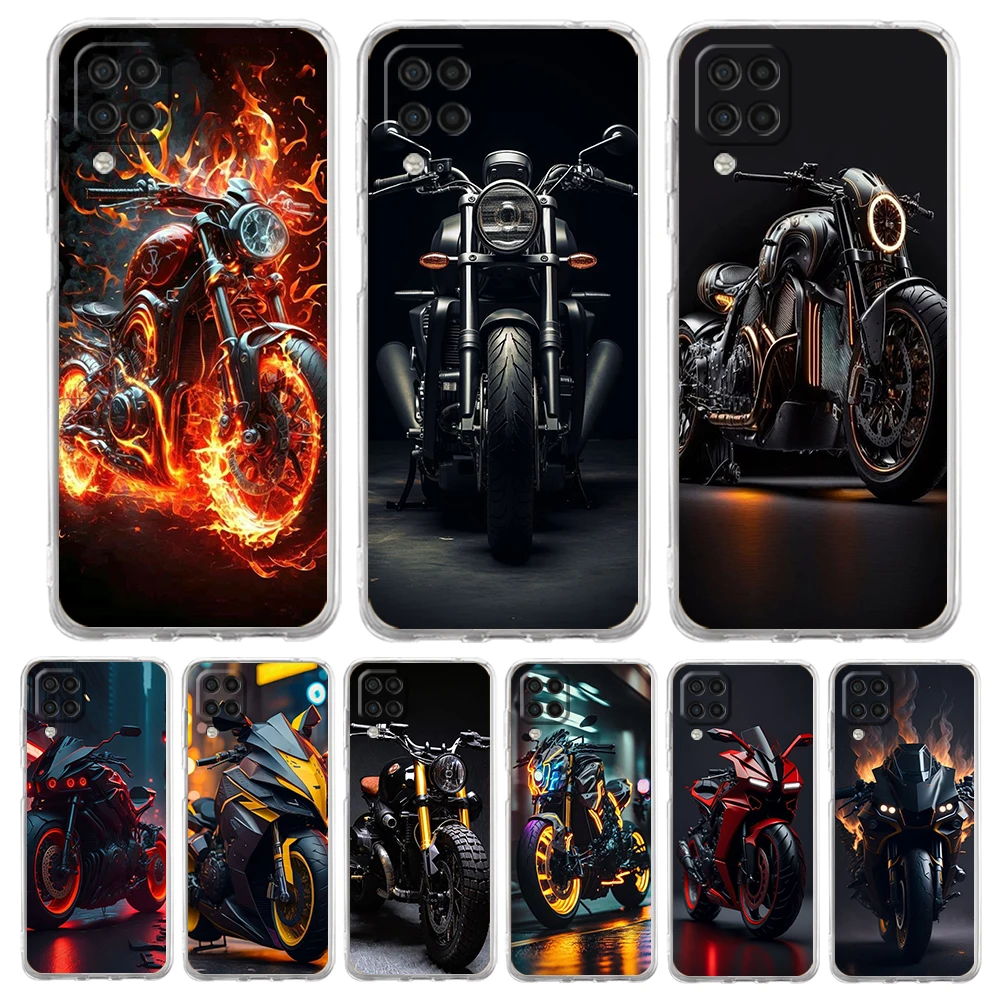 Motorcycle Phone Case for Samsung Galaxy A13 A22 A32 A52 A53 A72 A51 A71 A11 A31 A41 A01 A21S 5G Transparent Shell Capas Bag TPU
Motorcycle Phone Case for Samsung Galaxy A13 A22 A32 A52 A53 A72 A51 A71 A11 A31 A41 A01 A21S 5G Transparent Shell Capas Bag TPU
