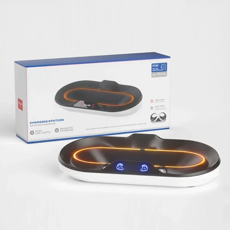 For PS VR2 Controller Charging Dock with RGB Light Charger Station Stand Fall Prevention for PS5 VR2 VR Glasses Accessories
For PS VR2 Controller Charging Dock with RGB Light Charger Station Stand Fall Prevention for PS5 VR2 VR Glasses Accessories