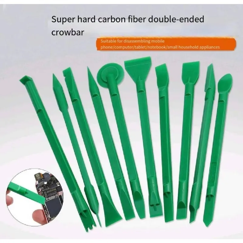 10Pcs Cell phone tablet dismantling pry bar other repair tools super hard carbon fiber double head set of dismantling pry bar
10Pcs Cell phone tablet dismantling pry bar other repair tools super hard carbon fiber double head set of dismantling pry bar