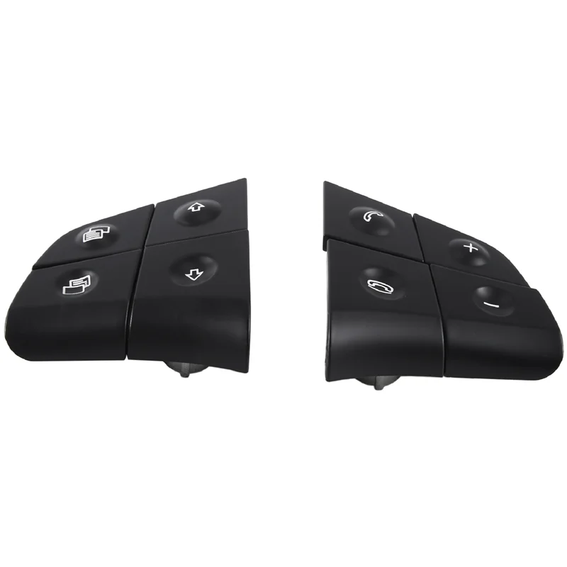 Black 4 Keys Steering Wheel Button Multi-Function Switch Button Switch Button Parts Accessories For Mercedes-Benz ML GL B R
Black 4 Keys Steering Wheel Button Multi-Function Switch Button Switch Button Parts Accessories For Mercedes-Benz ML GL B R