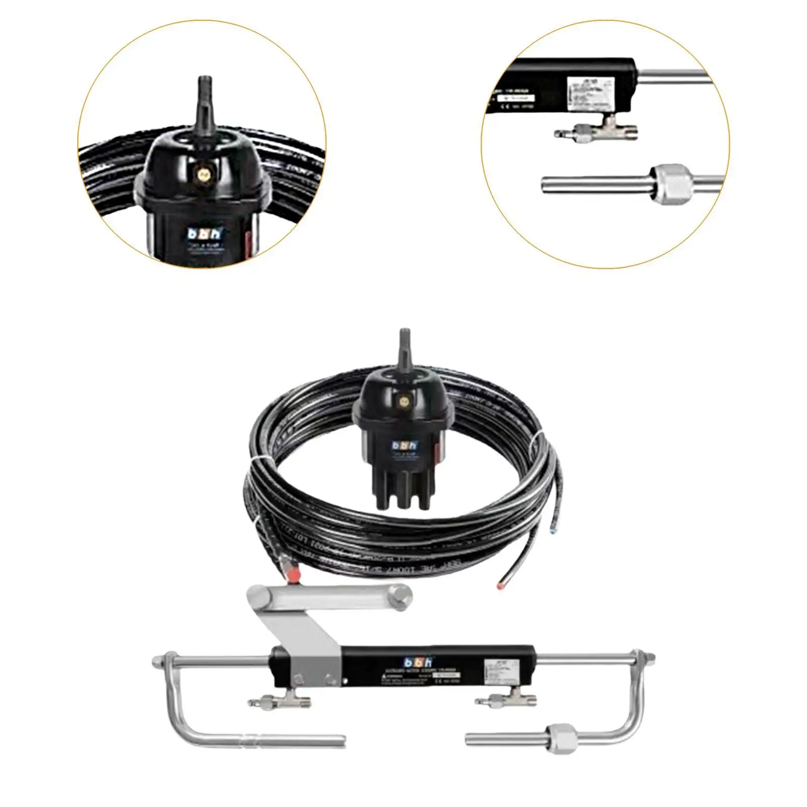 Premium Hydraulic Marine Steering Kit Sturdy Alloy Outboard System for Boat Motor Outboard Motor Steering Solutions
Premium Hydraulic Marine Steering Kit Sturdy Alloy Outboard System for Boat Motor Outboard Motor Steering Solutions