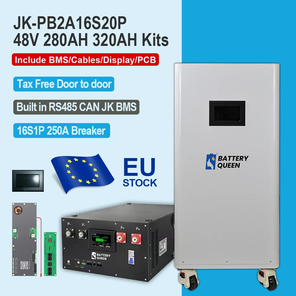 Предпродажа Польша JK-PB2A16S20P Lifepo4 48 В Комплекты 280 Ач 320 Ач 15 кВтч RS485 CAN 2A Активный балансир PCB 4,3 ЖК-дисплей DIY Чехол Tax Free Solar
Предпродажа Польша JK-PB2A16S20P Lifepo4 48 В Комплекты 280 Ач 320 Ач 15 кВтч RS485 CAN 2A Активный балансир PCB 4,3 ЖК-дисплей DIY Чехол Tax Free Solar