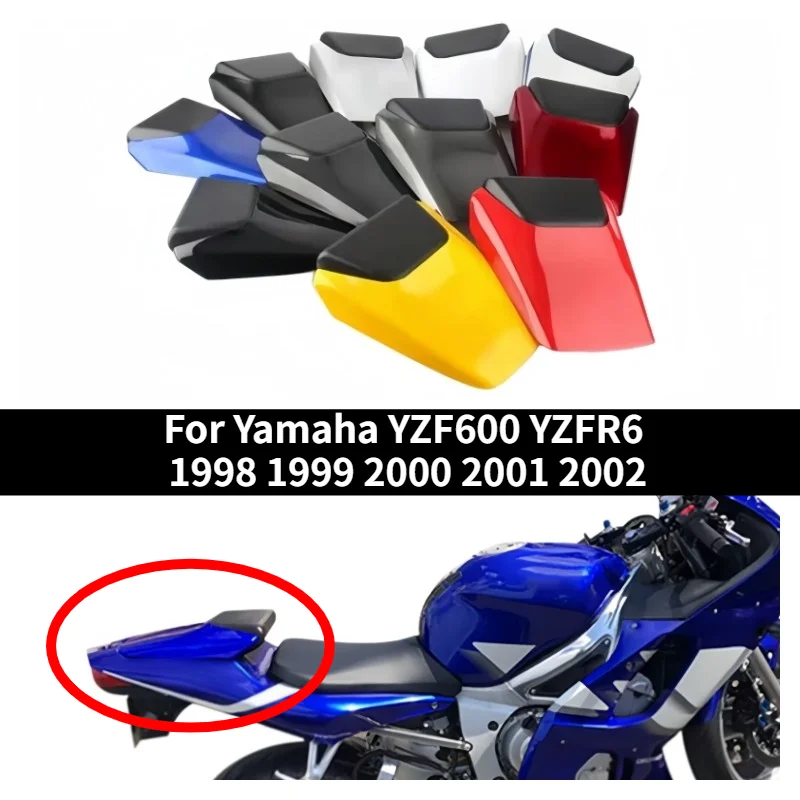 Motorcycle rear cover hump passenger seat cover fairing for Yamaha YZF 600 R6 YZF600 YZFR6 1998 1999 2000 2001 2002
Motorcycle rear cover hump passenger seat cover fairing for Yamaha YZF 600 R6 YZF600 YZFR6 1998 1999 2000 2001 2002